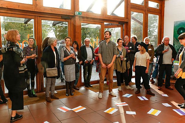 Theaterperformance beim Hochschulfest in Ottersberg; © Wenke Wollschläger