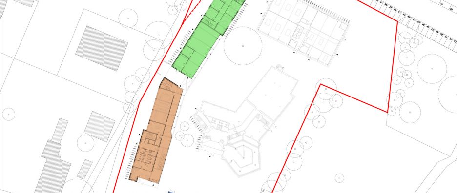 Lageplan Neubau Campus Große Straße